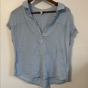 Lucky Brand Sky Blue Button Down Shirt